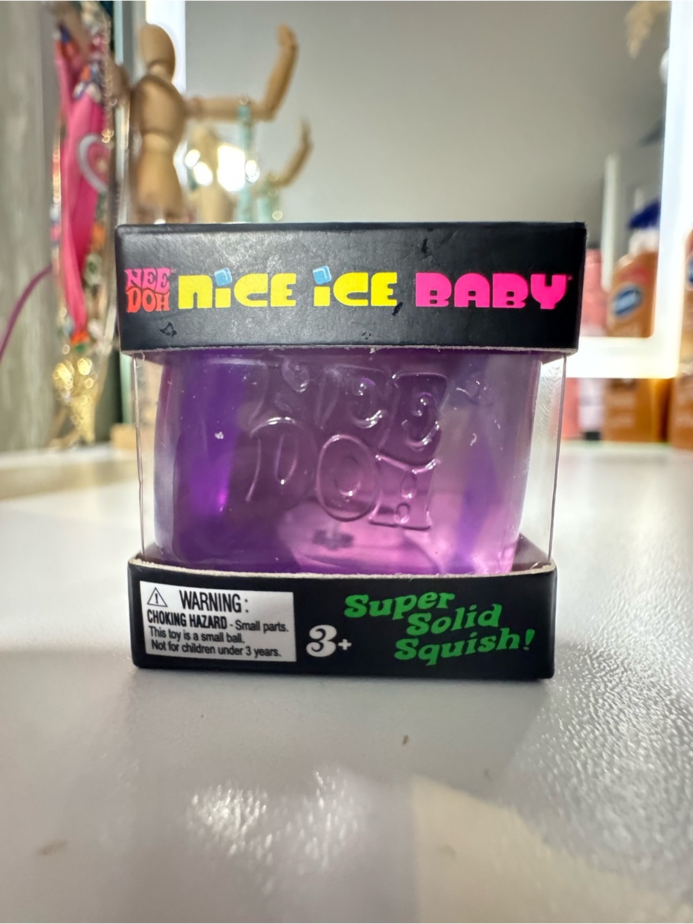 Super Solid Squish Toy - Purple